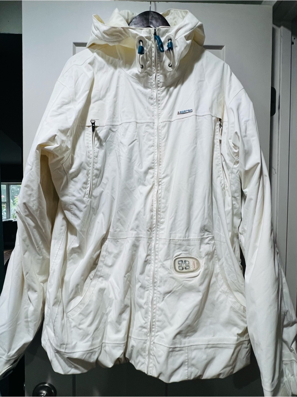 Burton White Collection XL Snowboard Jacket Audex Audio Y2K Shaun White Ski Coat